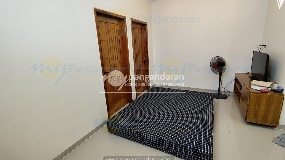 tampilan ruang keluarga unit B pondok fafa pangandaran 